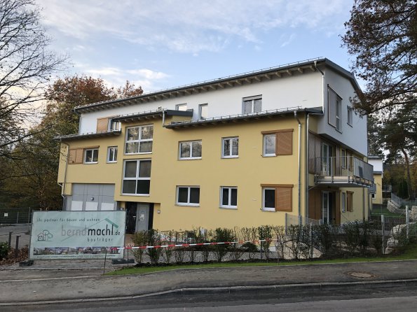 Haus 1 - Baufortschritt Oktober 2019
